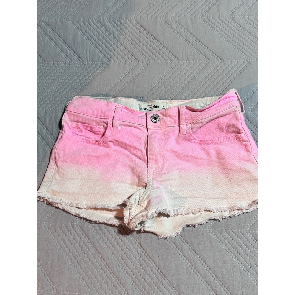 Aber Hardy kids, Dunham shorts, ombre, white,‎ and pink size 14